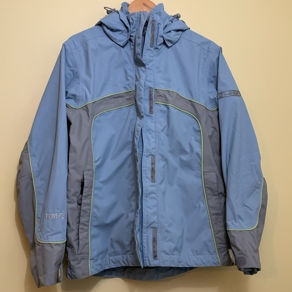 Black Dot Waterproof Breathable Pro Series Gore Tex Ski Snowboard Hood Jacket M - Picture 16 of 17